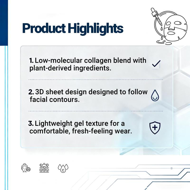 [OGASABU] White-To-Clear Cooling Gel Sheet (5 Pcs) Visual Absorbing Care · Skin-Refreshing Treatment