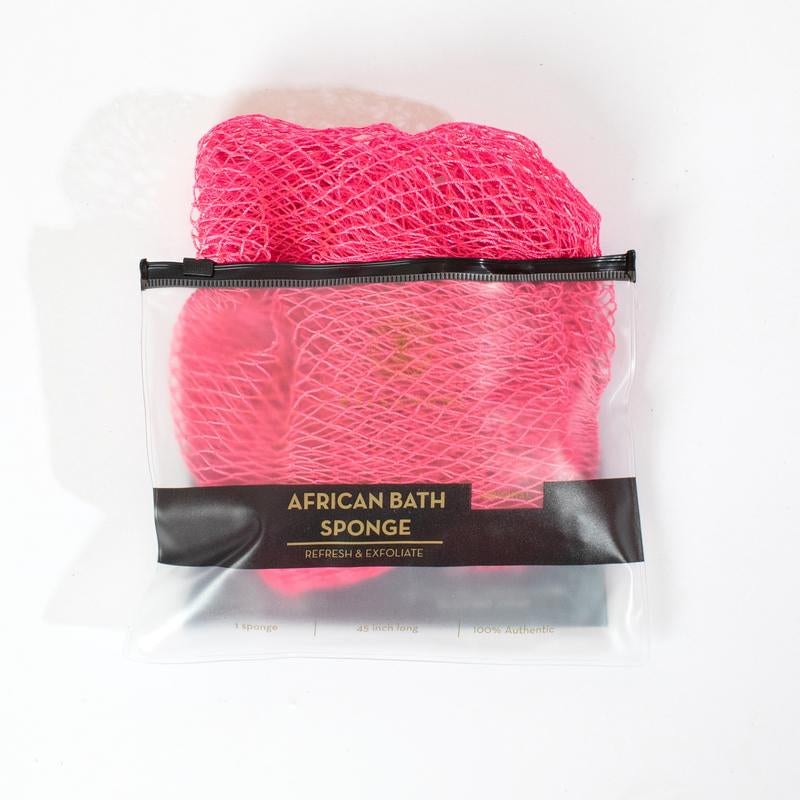 Bellanomi African Exfoliating Net Sponge, Ethically Sourced from Nigeria Bath Sponge Smooth Skin Bath Sponge Shower