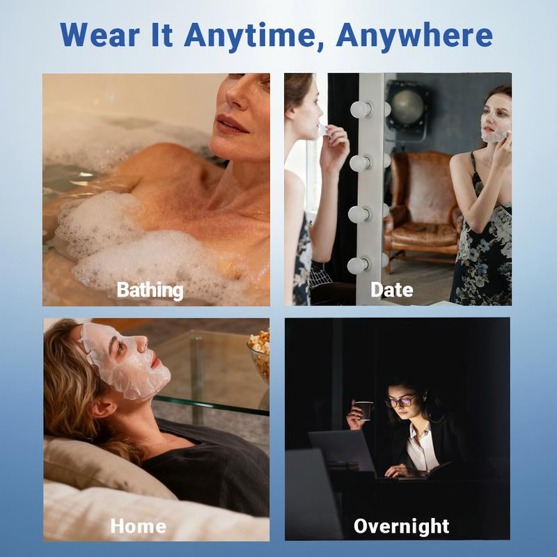 [OGASABU] White-To-Clear Cooling Gel Sheet (5 Pcs) Visual Absorbing Care · Skin-Refreshing Treatment