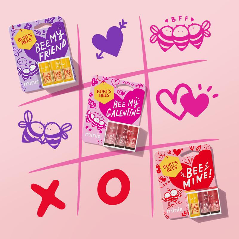 Burt'S Bees Bee My Galentine Mini Tinted Lip Balm 3 Pack
