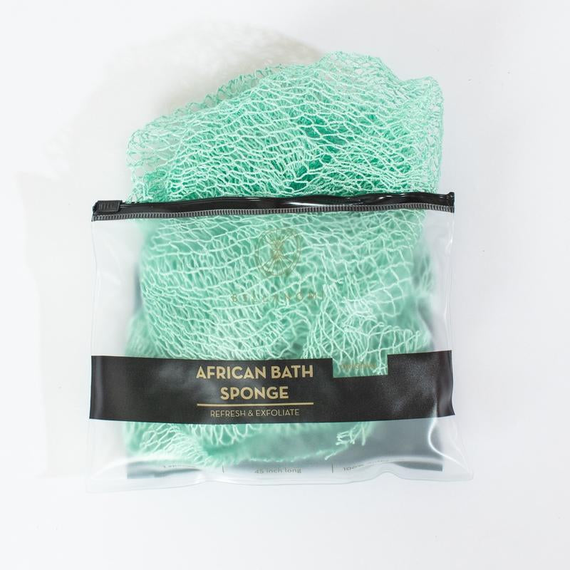Bellanomi African Exfoliating Net Sponge, Ethically Sourced from Nigeria Bath Sponge Smooth Skin Bath Sponge Shower