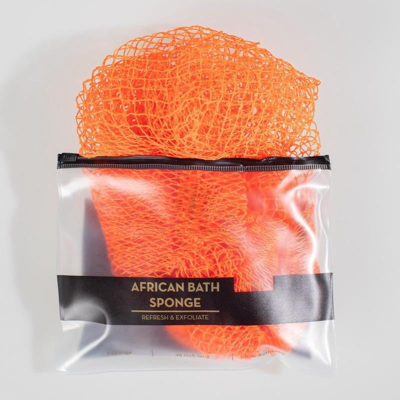 Bellanomi African Exfoliating Net Sponge, Ethically Sourced from Nigeria Bath Sponge Smooth Skin Bath Sponge Shower